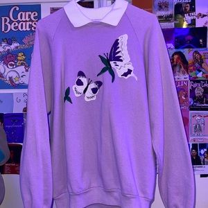 Vintage Crewneck With Sewn In Collar!